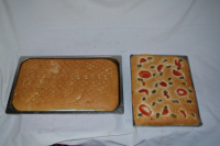 Focaccia piccola liscia pomodoro olive